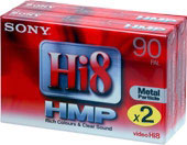 Sony 2P590HMP   VIDCASS 8MM HI2P